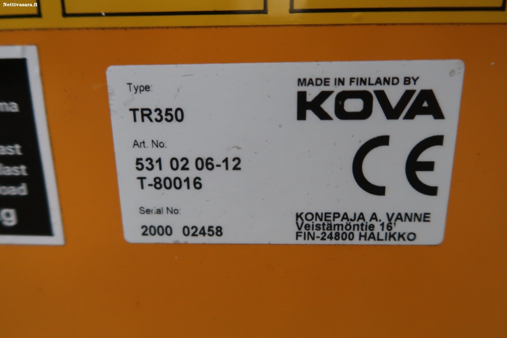 Nettivasara Huutokauppa Konkurssihuutokauppaa Realisointia 